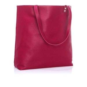 Around Town Tote in Crushed Berry Pebble